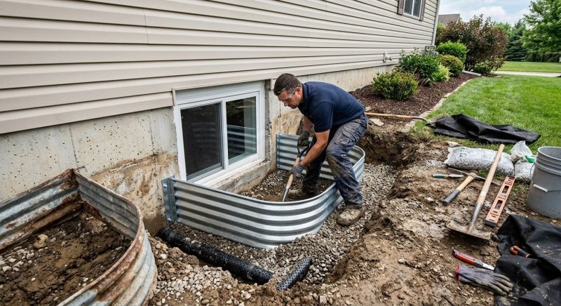 Window Well Waterproofing in Kansas City, KS