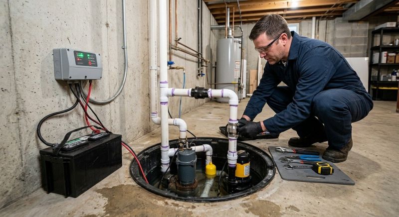 Basement Sump Pump Service in Framingham, MA