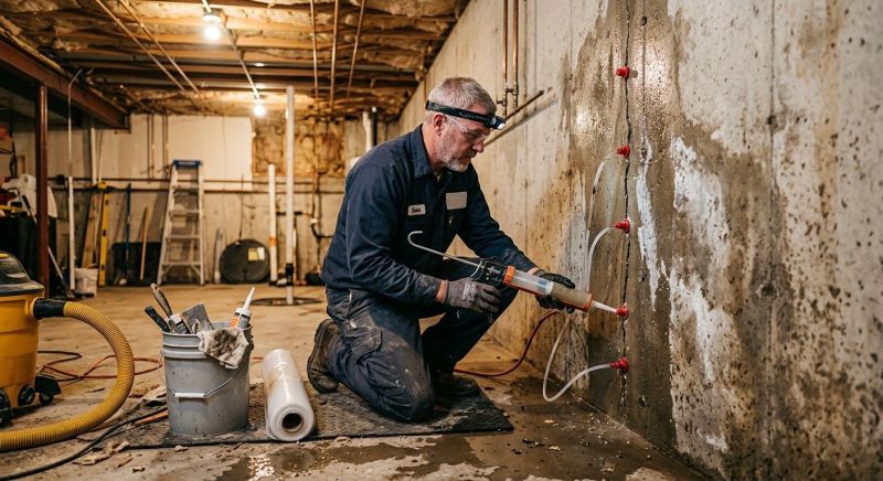 Basement Walls Waterproofing in Tampa, FL