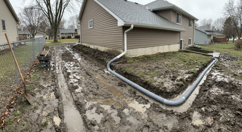 Water Drainage Installation in Tuscaloosa, AL