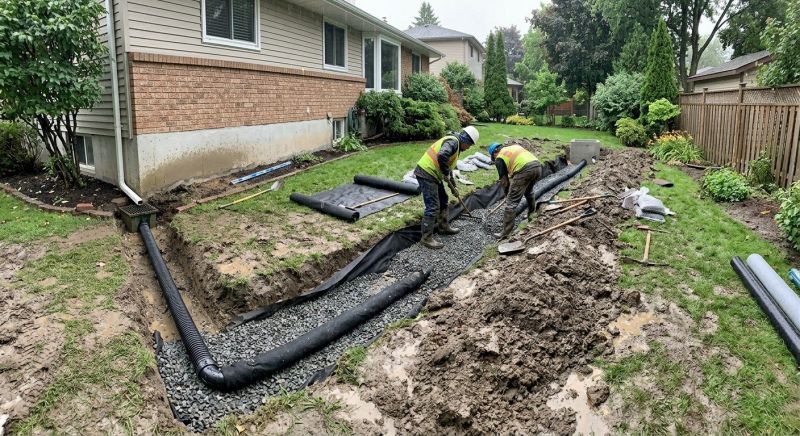 Water Drainage Installation in Tuscaloosa, AL